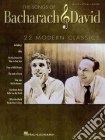 The Songs of Bacharach and David libro in lingua di Bacharach Burt, Hal Leonard Publishing Corporation (EDT), David Hal