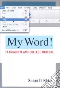 My Word! libro in lingua di Blum Susan D.