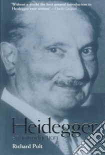 Heidegger libro in lingua di Polt Richard F. H.
