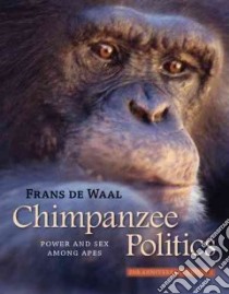 Chimpanzee Politics libro in lingua di Waal Frans De