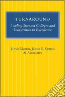 Turnaround libro in lingua di Martin James, Samels James E.