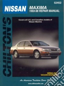 Chilton's Nissan Maxima 1993-98 Repair Manual libro in lingua di Bishop Christopher (EDT), Chilton Book Company (EDT), Chilton Book Company (COR)