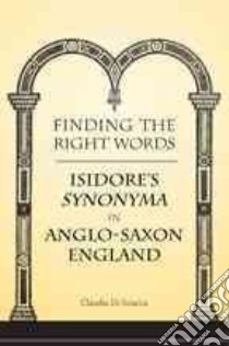 Finding the Right Words libro in lingua di Claudia Di Sciacca