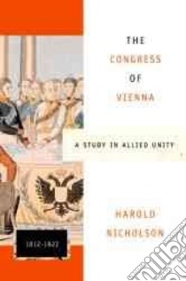 The Congress of Vienna libro in lingua di Nicolson Harold