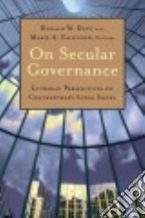 On Secular Governance libro in lingua di Duty Ronald W. (EDT), Failinger Marie A. (EDT)