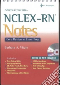 NCLEX-RN Notes libro in lingua di Vitale Barbara A.
