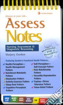 Assess Notes.. Always at Your Side libro in lingua di Gordon Marjory