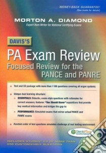 Davis's PA Exam Review libro in lingua di Diamond Morton A. M.D.
