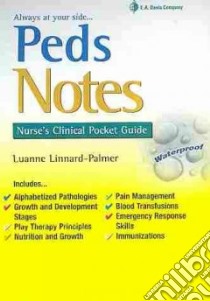 Peds Notes libro in lingua di Linnard-palmer Luanne