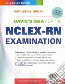 Davis's Q&a Review for the NCLEX-RN Examination libro in lingua di Ohman Kathleen A.
