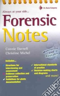 Forensic Notes libro in lingua di Darnell Connie, Michel Christine