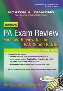 Davis's PA Exam Review libro in lingua di Diamond Morton A. M.D.