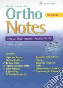 Ortho Notes libro in lingua di Gulick Dawn Ph.D.