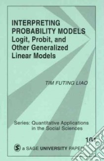 Interpreting Probability Models libro in lingua di Liao Tim Futing