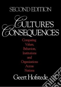 Culture's Consequences libro in lingua di Hofstede Geert