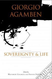 Giorgio Agamben libro in lingua di Calarco Matthew (EDT), DeCaroli Steven (EDT)