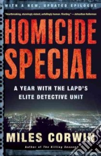Homicide Special libro in lingua di Corwin Miles