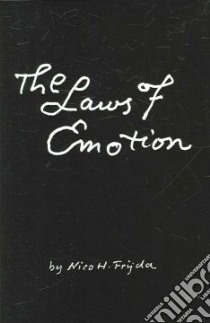 The Laws of Emotion libro in lingua di Frijda Nico H.