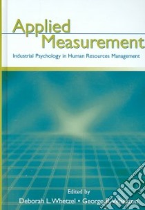 Applied Measurement libro in lingua di Whetzel Deborah L. (EDT), Wheaton George R. (EDT)