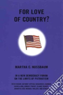 For Love of Country? libro in lingua di Nussbaum Martha C., Cohen Joshua (EDT)