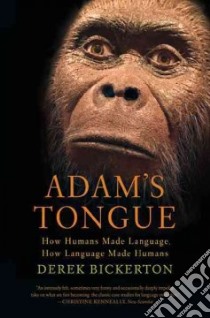 Adam's Tongue libro in lingua di Bickerton Derek