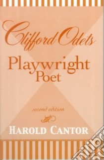 Clifford Odets libro in lingua di Cantor Harold