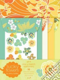 Lucky Flowers Mix & Match Stationery libro in lingua di Butler Amy