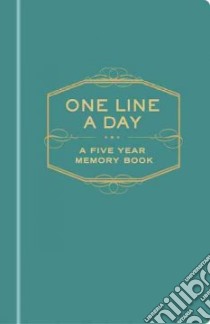 One Line a Day libro in lingua di Chronicle Books Staff