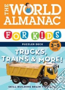 The World Almanac Puzzler Deck For Kids libro in lingua di Chronicle Books Llc