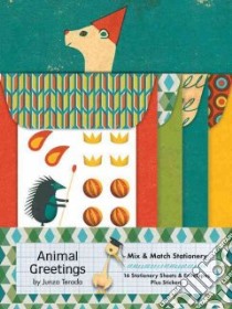 Animal Greetings Mix & Match Stationery libro in lingua di Terada Junzo (CON)