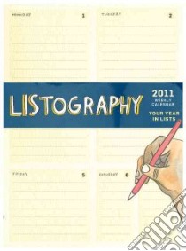Listography 2011 Calendar libro in lingua di Nola Lisa (CRT), Russell Nathaniel (ILT)