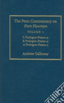The Penn Commentary on Piers Plowman libro in lingua di Galloway Andrew (EDT), Barney Stephen A. (EDT)