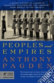Peoples and Empires libro in lingua di Pagden Anthony