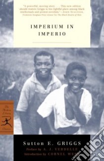 Imperium in Imperio libro in lingua di Griggs Sutton E., Verdelle A. J., West Cornel (INT)