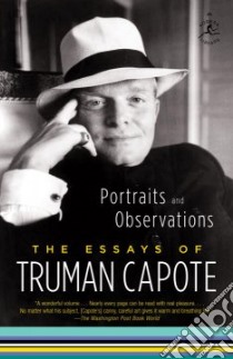 Portraits and Observations libro in lingua di Capote Truman