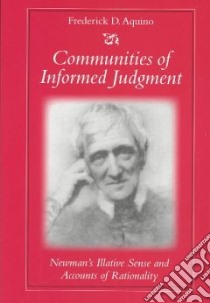 Communities of Informed Judgment libro in lingua di Aquino Frederick D.