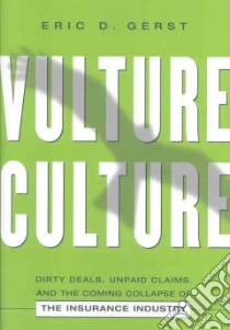 Vulture Culture libro in lingua di Gerst Eric D.