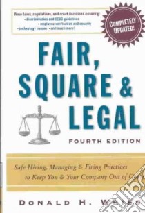 Fair, Square & Legal libro in lingua di Weiss Donald H.