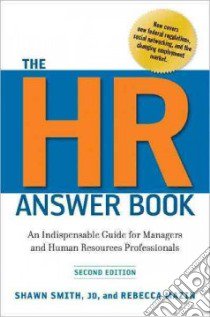 The HR Answer Book libro in lingua di Smith Shawn, Mazin Rebecca