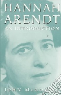Hannah Arendt libro in lingua di McGowan John