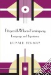Fitzgerald-wilson-hemingway libro in lingua di Berman Ronald