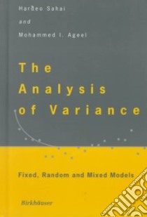 Analysis of Variance libro in lingua di Hardeo Sahai