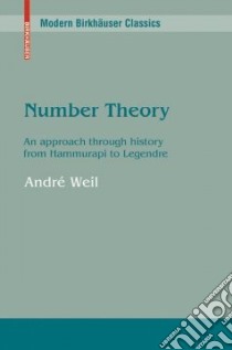 Number Theory libro in lingua di Weil Andre