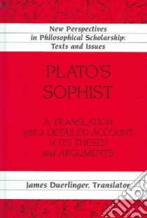 Plato's Sophist libro in lingua di Duerlinger James