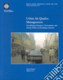 Urban Air Quality Management libro in lingua di Kojima Masami, Lovei Magda