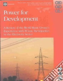 Power for Development libro in lingua di Manibog Fernando Reyes, Dominguez Rafael, Wegner Stephan