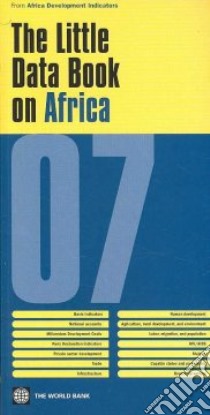 The Little Data Book on Africa 2007 libro in lingua di World Bank (COR)