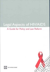 Legal Aspects of HIV/AIDS libro in lingua di Gable Lance, Gamharter Katharina, Gostin Lawrence O., Hodge James G. Jr., Puymbroeck Rudolf V. Van