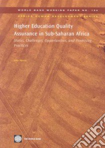 Higher Education Quality Assurance in Sub-Saharan Africa libro in lingua di Materu Peter Nicolas
