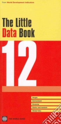 The Little Data Book 2012 libro in lingua di World Bank (COR)